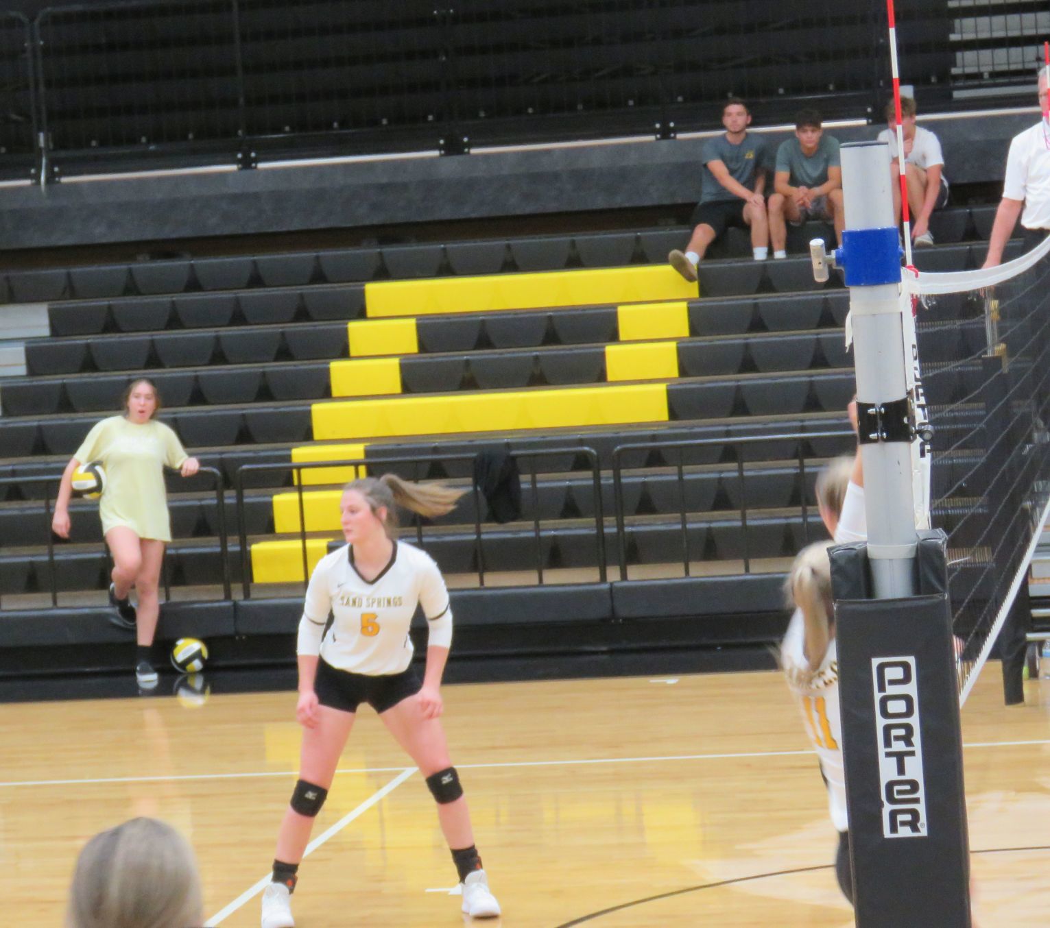 Lady Sandite Volleyball game against the Owasso Rams